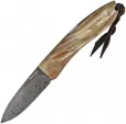 LionSTEEL Opera Damascus Rams Horn - LST8800DMN