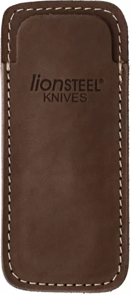 LionSTEEL Vertical Leather Sheath Brn LST900FDV3BR
