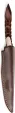 LionSTEEL AGO Fixed Blade White Micarta LSTAG1MW