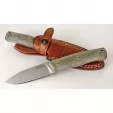 LionSTEEL B35 Fixed Blade Micarta LSTB35CVG