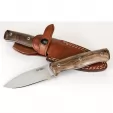 LionSTEEL B35 Fixed Blade Walnut LSTB35WN