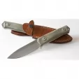 LionSTEEL B41 Bushcraft Green Micarta LSTB41CVG