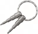 LionSTEEL TRE Knife Keyring Torx Bits - LSTKKR68