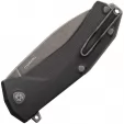 LionSTEEL KUR Linerlock Bl Stonewash LSTKURBBK