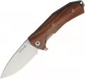 LionSTEEL KUR Linerlock Santos Wood - LSTKURST