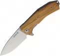 LionSTEEL KUR Linerlock Olive Wood - LSTKURUL