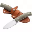LionSTEEL M2M Fixed Blade Green Canvas LSTM2MCVG