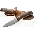 LionSTEEL M4 Fixed Blade Walnut Wood LSTM4WN