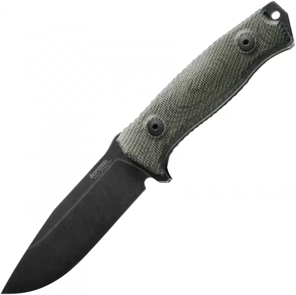 LionSTEEL M5 Fixed Blade Green Micarta LSTM5BCVG