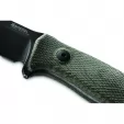 LionSTEEL M5 Fixed Blade Green Micarta LSTM5BCVG
