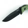 LionSTEEL M5 Fixed Blade Green Micarta LSTM5BCVG