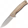 LionSTEEL Myto Framelock Ntl Micarta - LSTMT01CVN