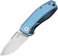 LionSTEEL Nano Framelock Blue TI - LSTNA01BL