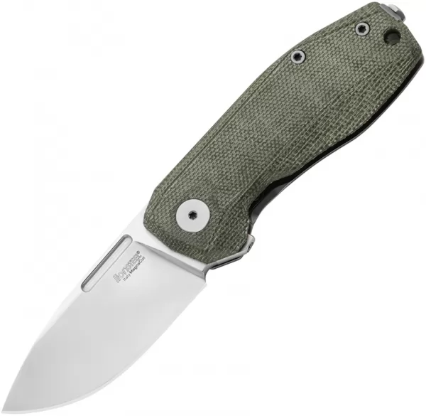 LionSTEEL Nano Framelock Green Micarta LSTNA01CVG