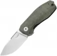 LionSTEEL Nano Framelock Green Micarta - LSTNA01CVG