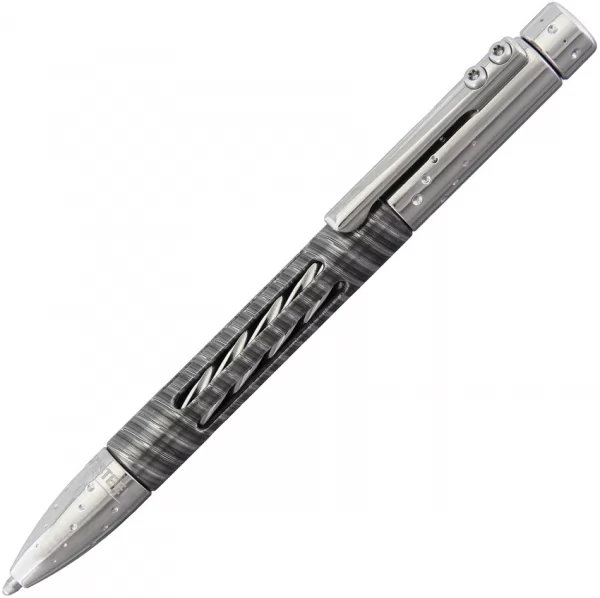LionSTEEL Nyala Pen Damascus Silver LSTNYSDTGYS