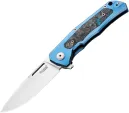 LionSTEEL Q4TTRO Folder Blue Ti - LSTQ4BL