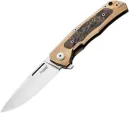LionSTEEL Q4TTRO Folder Brown Ti - LSTQ4BR