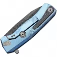 LionSTEEL ROK Titanium Flipper Blue LSTROKDDBL