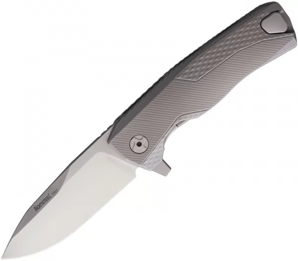 LionSTEEL ROK Titanium Framelock Gray LSTROKG