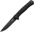 LionSTEEL Skinny Framelock Black Al - LSTSK01ABB