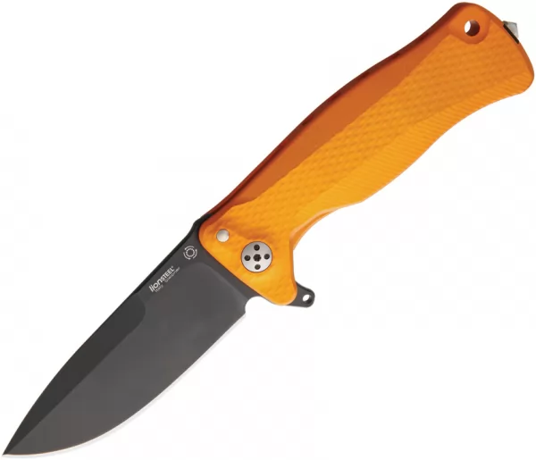 LionSTEEL SR11 Framelock Black Orange LSTSR11AOB