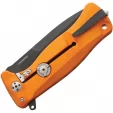 LionSTEEL SR11 Framelock Black Orange LSTSR11AOB