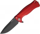 LionSTEEL SR11 Black Red Framelock - LSTSR11ARB