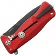 LionSTEEL SR11 Black Red Framelock LSTSR11ARB
