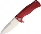LionSTEEL SR11 Satin Red Framelock - LSTSR11ARS