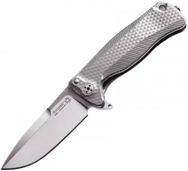 LionSTEEL SR22 Framelock Titanium Gray LSTSR22G