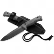 LionSTEEL T6 Fixed Blade Black-Black LSTT6BCVB