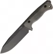 LionSTEEL T6 Fixed Blade Black/Green - LSTT6BCVG