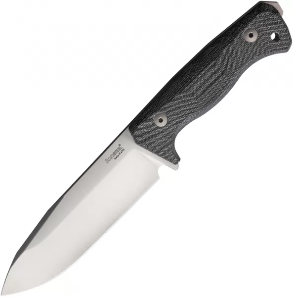 LionSTEEL T6 Fixed Blade Black Micarta LSTT6CVB