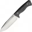 LionSTEEL T6 Fixed Blade Black Micarta - LSTT6CVB