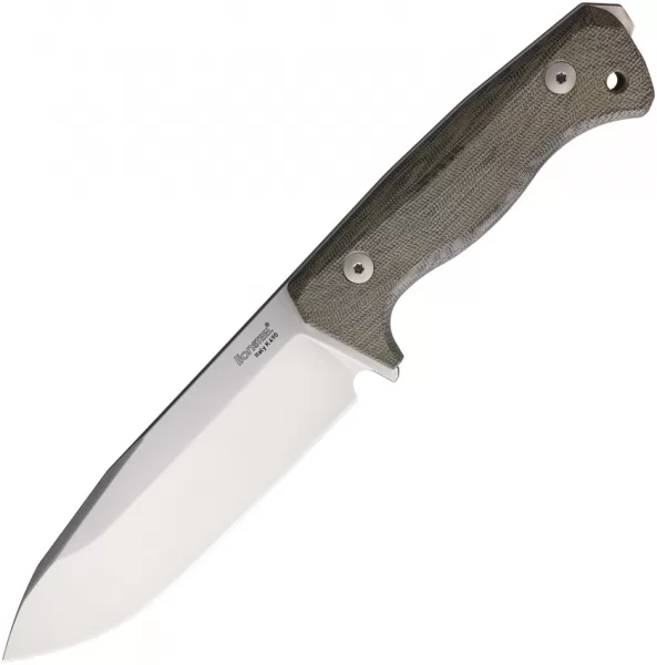 LionSTEEL T6 Fixed Blade Green Micarta LSTT6CVG