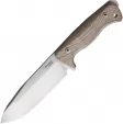 LionSTEEL T6 Fixed Blade Natural Micarta - LSTT6CVN