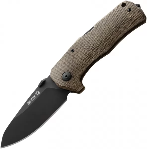 LionSTEEL TM1 Lockback Grn Micarta LSTTM1BCVG