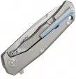 LionSTEEL TRE Titanium Framelock Blue LSTTREBL