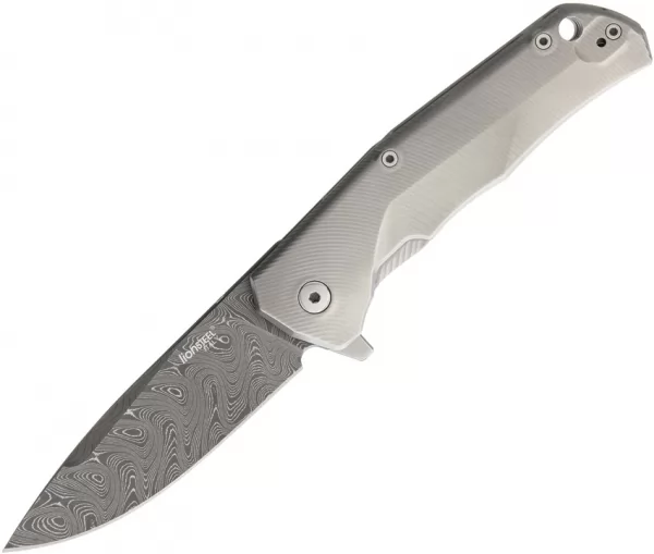 LionSTEEL TRE Damascus Boomerang LSTTREDBGY