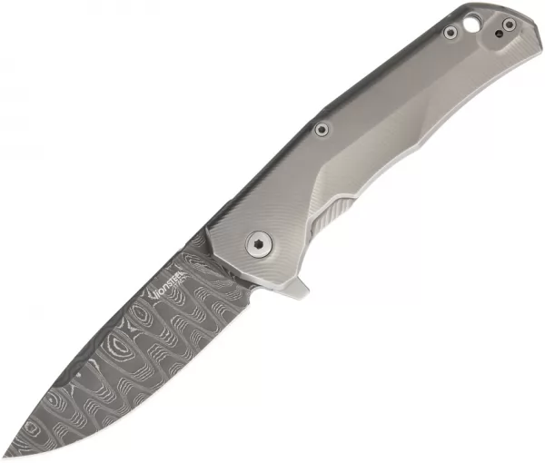 LionSTEEL TRE Damascus Fade LSTTREDFGY