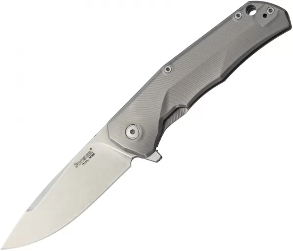 LionSTEEL TRE Titanium Framelock Gray LSTTREGR