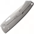 LionSTEEL TiSpine Framelock Gray Matte LSTTS1GM