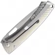LionSTEEL TiSpine Framelock Gray Shiny LSTTS1GS