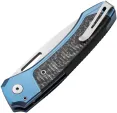 LionSTEEL Twain Button Lock CF Blue LSTTWBLCF