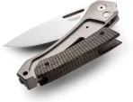 LionSTEEL Twain Button Lock CF Blue LSTTWBLCF