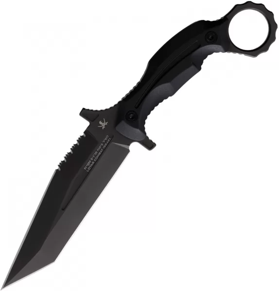 LOTAR Combat KHAOS Matzor Fixed Blade LTRKA101BK
