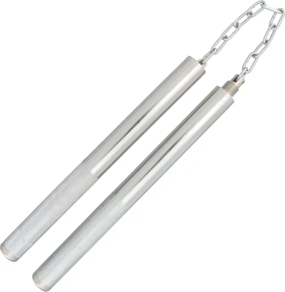 Miscellaneous Nunchakus Silver Finish knives M3180