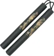 Practice Nunchucks Rubberized 12 1/4 Inches