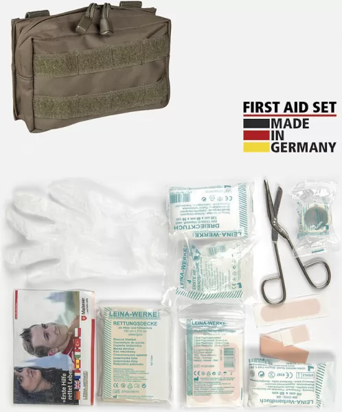 Miscellaneous First Aid Kit OD MOLLE Pouch knives M4378